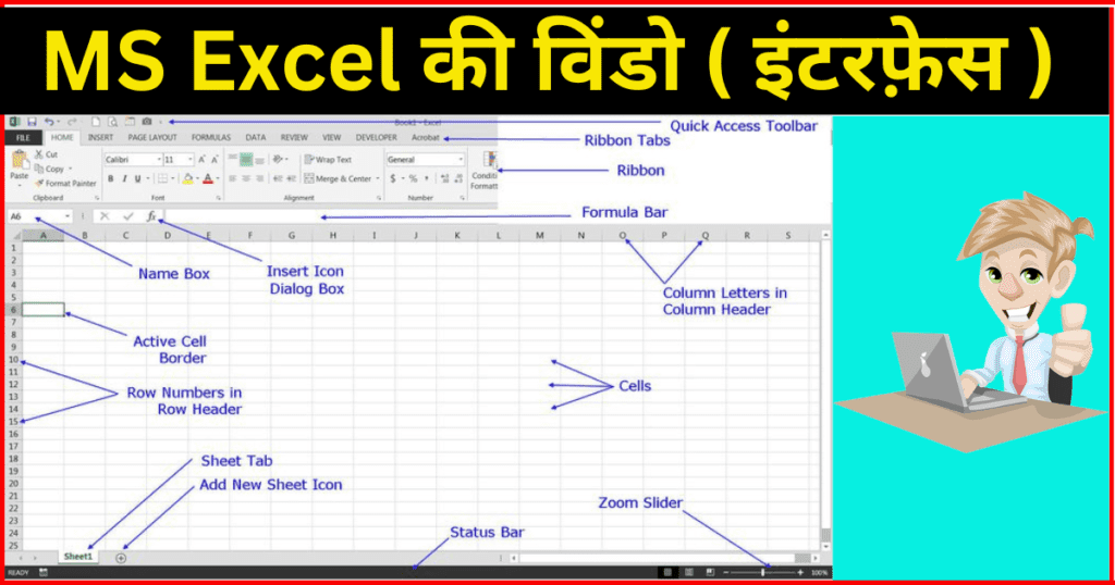 MS Excel Home Tab In Hindi