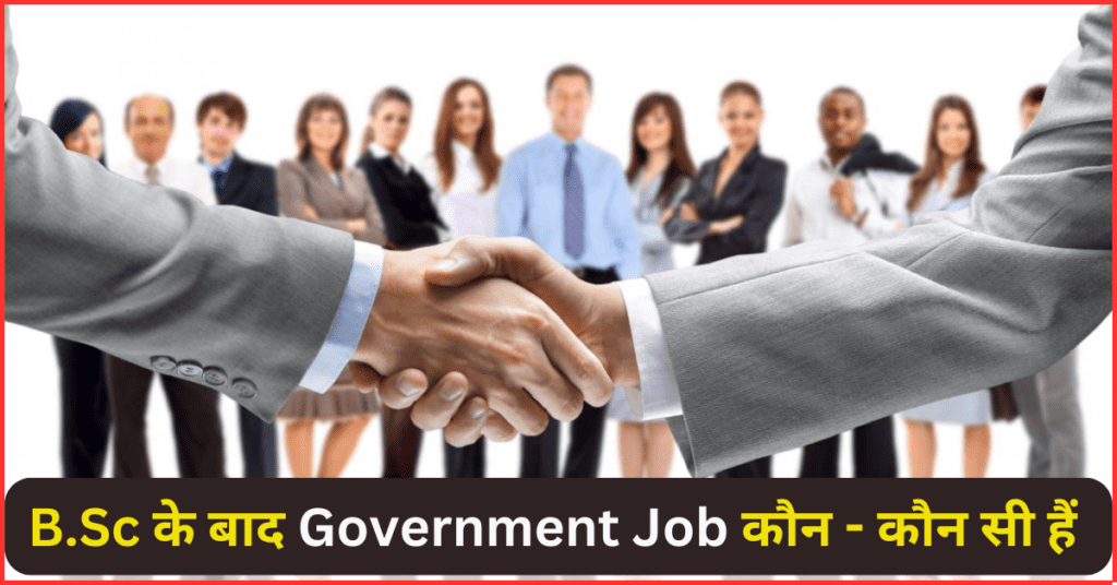 BSc Ke Baad Government Job